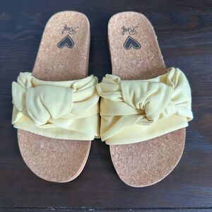 Reef Knotty Scout Women’s Sandals Size 7 Yellow